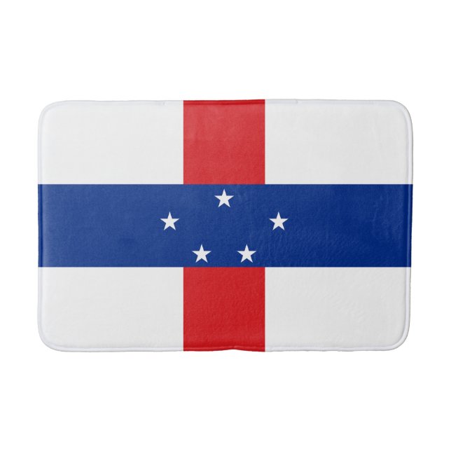 Tapis De Bain Drapeau des Antilles Pays-Bas (Devant)