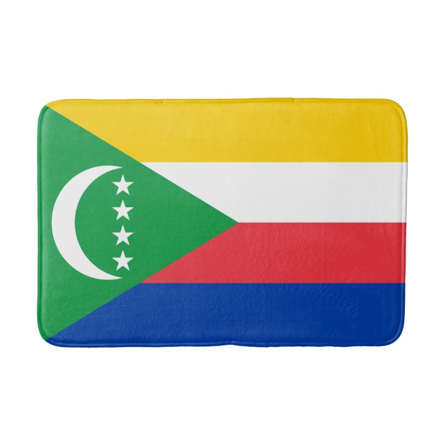 Tapis De Bain Drapeau des Comores (Devant)