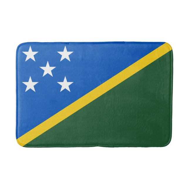 Tapis De Bain Drapeau des Îles Salomon (Devant)