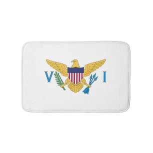Tapis De Bain Drapeau des îles Vierges américaines