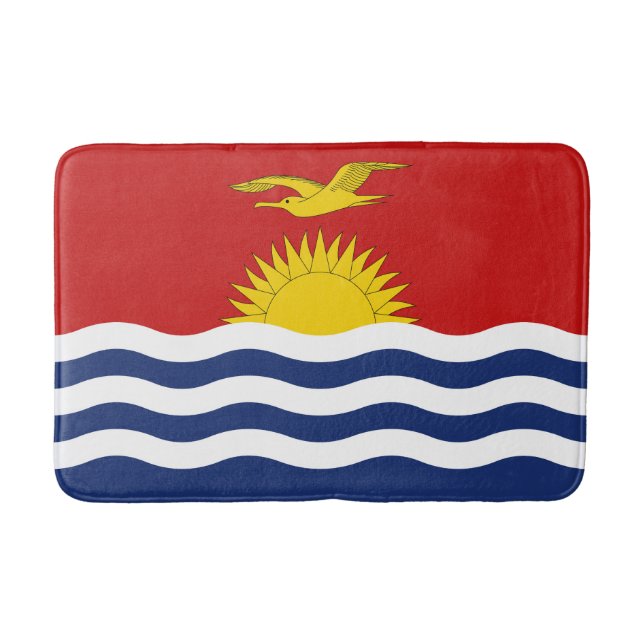 Tapis De Bain Drapeau des Kiribati (Devant)