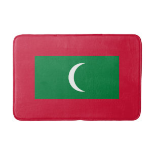 Tapis De Bain Drapeau des Maldives