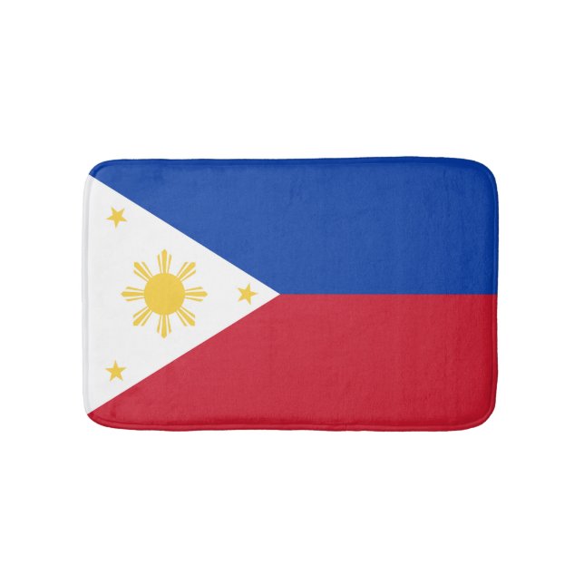 Tapis De Bain drapeau des Philippines (Devant)