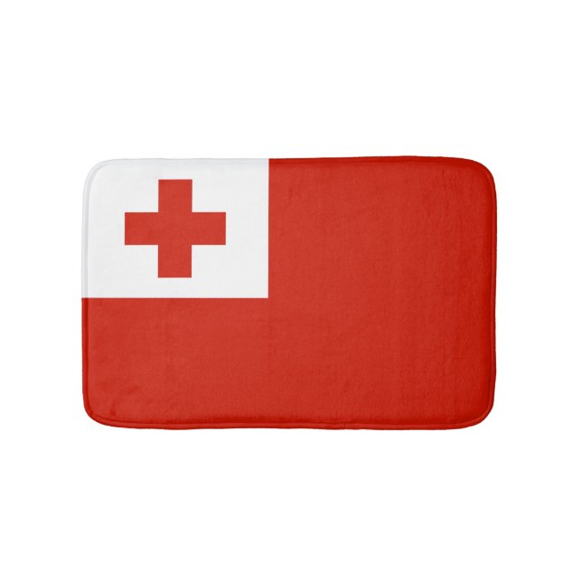 Tapis De Bain Drapeau des Tonga (Devant)