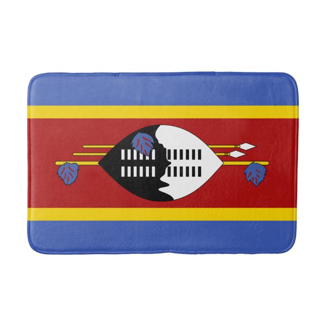 Tapis De Bain Drapeau d'Eswatini (Devant)