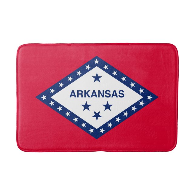 Tapis De Bain Drapeau d'État Arkansas (Devant)