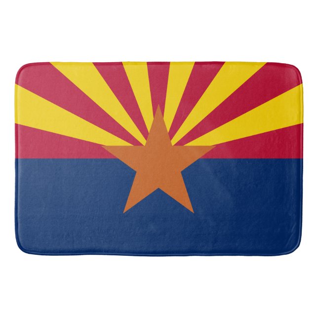 Tapis De Bain Drapeau d'État de l'Arizona (Devant)