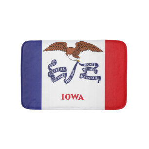 Tapis De Bain Drapeau d'État de l'Iowa, États-Unis