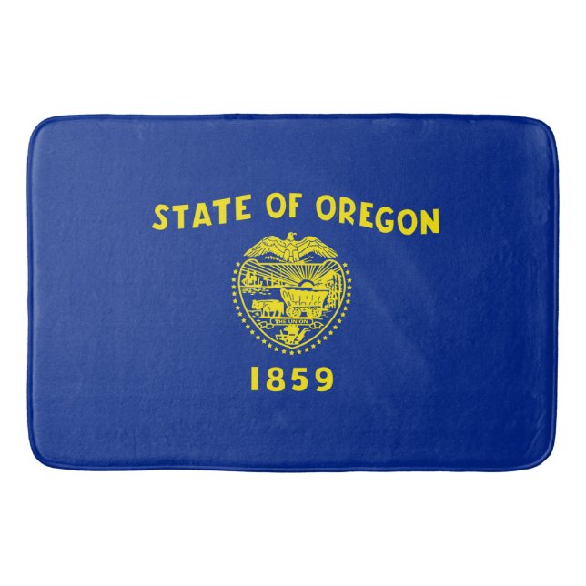 Tapis De Bain Drapeau d'État de l'Oregon (Devant)