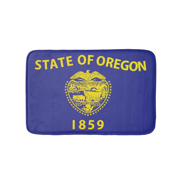 Tapis De Bain Drapeau d'État de l'Oregon, États-Unis (Devant)