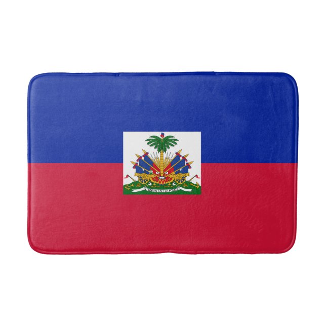 Tapis De Bain Drapeau d'Haïti (Devant)