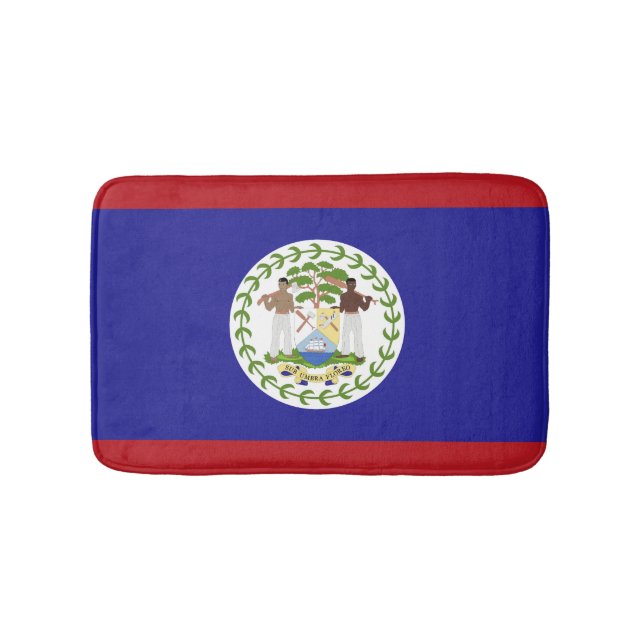 Tapis De Bain Drapeau du Belize (Devant)