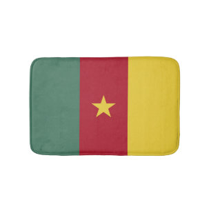 Tapis De Bain drapeau du Cameroun