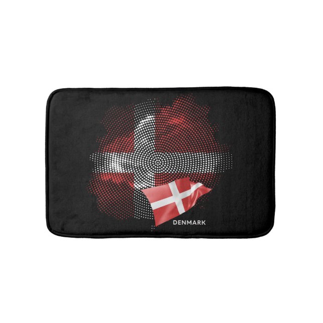 Tapis De Bain Drapeau du Danemark (Devant)