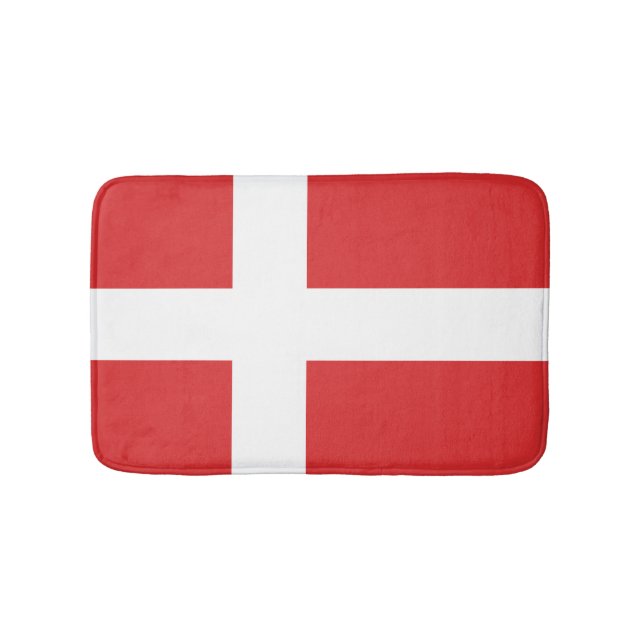 Tapis De Bain Drapeau du Danemark (Devant)