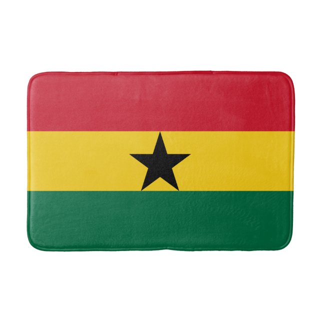 Tapis De Bain Drapeau du Ghana (Devant)