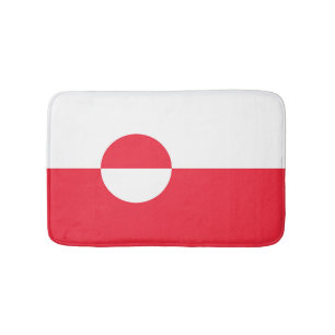 Tapis De Bain Drapeau du Groenland