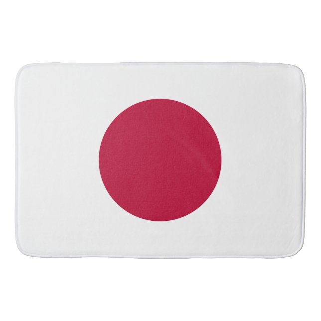 Tapis De Bain Drapeau du Japon : Hinomaru, Nisshōki, Red Rising  (Devant)