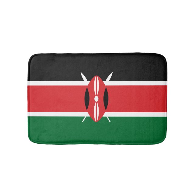 Tapis De Bain Drapeau du Kenya (Devant)