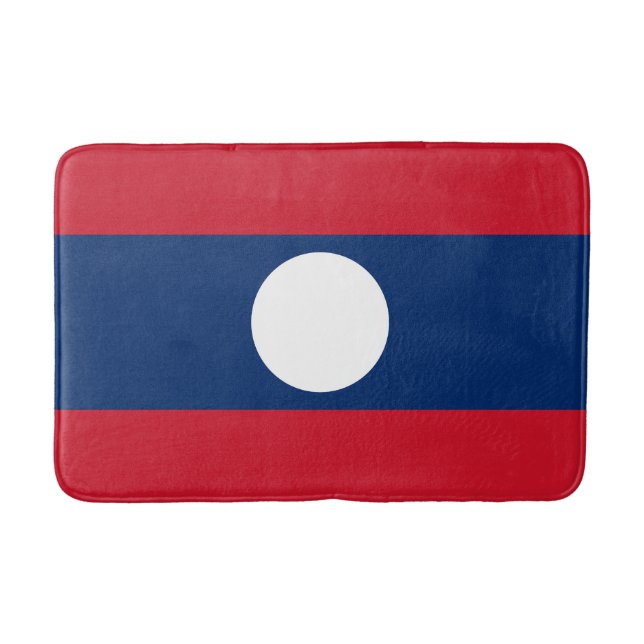 Tapis De Bain Drapeau du Laos (Devant)