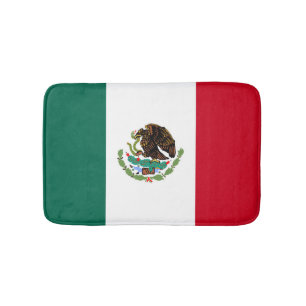 Tapis De Bain Drapeau du Mexique
