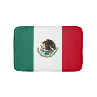 Tapis De Bain Drapeau du Mexique
