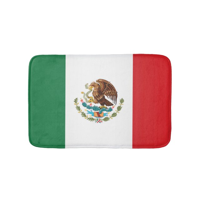 Tapis De Bain Drapeau du Mexique (Devant)