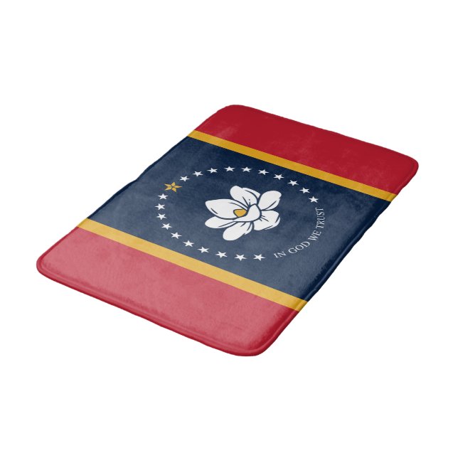 Tapis De Bain Drapeau du Mississippi (Angle)