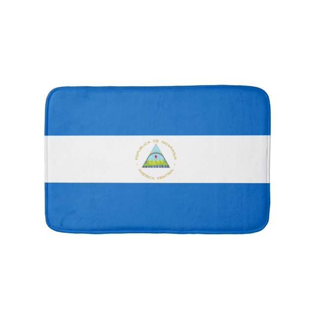 Tapis De Bain Drapeau du Nicaragua (Devant)