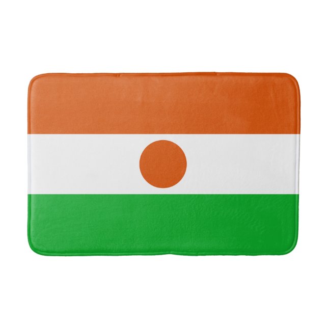 Tapis De Bain Drapeau du Niger (Devant)
