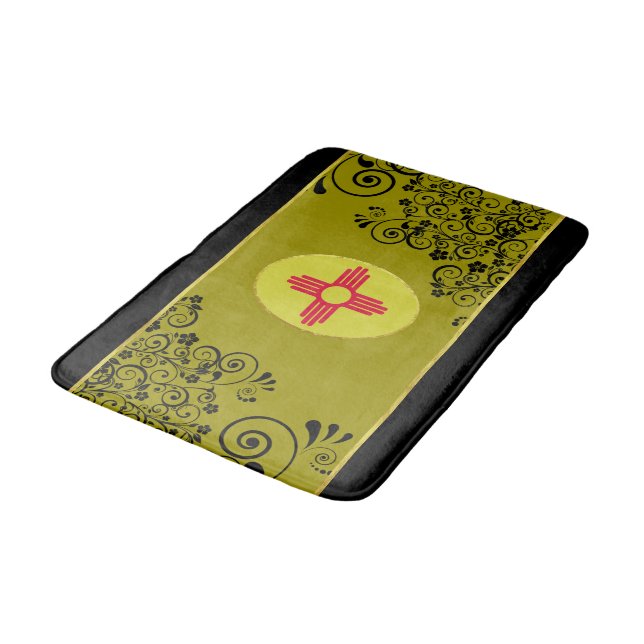 Tapis De Bain Drapeau du Nouveau Mexique (Angle)