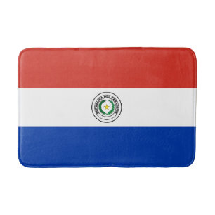 Tapis De Bain Drapeau du Paraguay