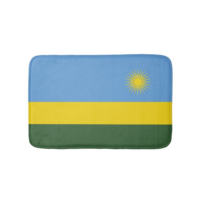 Tapis De Bain Drapeau du Rwanda (Devant)