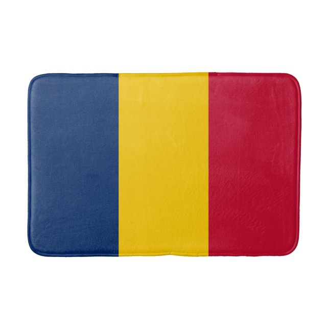 Tapis De Bain Drapeau du Tchad (Devant)