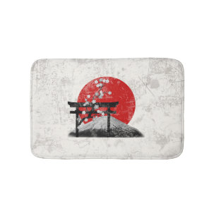 Tapis De Bain Drapeau et symboles du Japon ID153