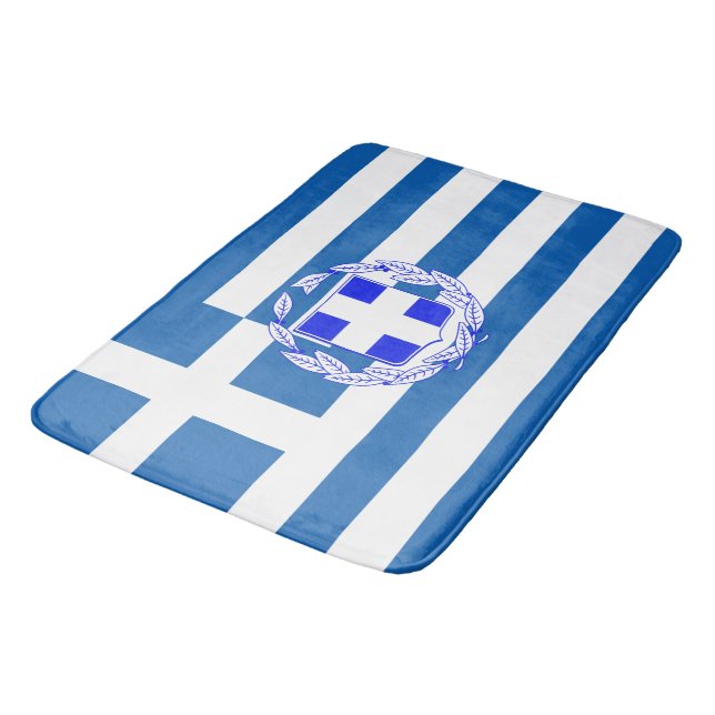 Tapis De Bain Drapeau grec (Angle)