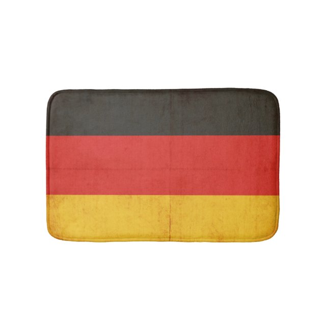 Tapis De Bain Drapeau grunge de l'Allemagne (Devant)