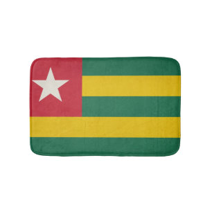 Tapis De Bain Drapeau grunge d'État souverain de pays du Togo