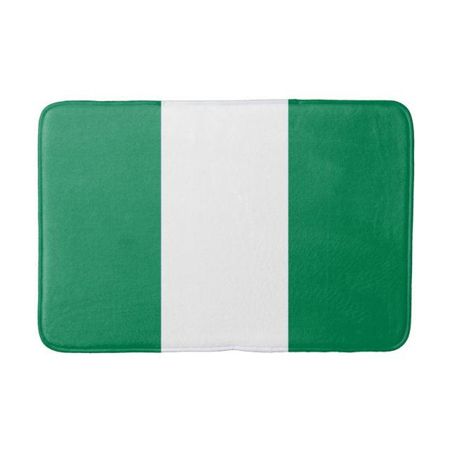 Tapis De Bain Drapeau nigérian (Devant)