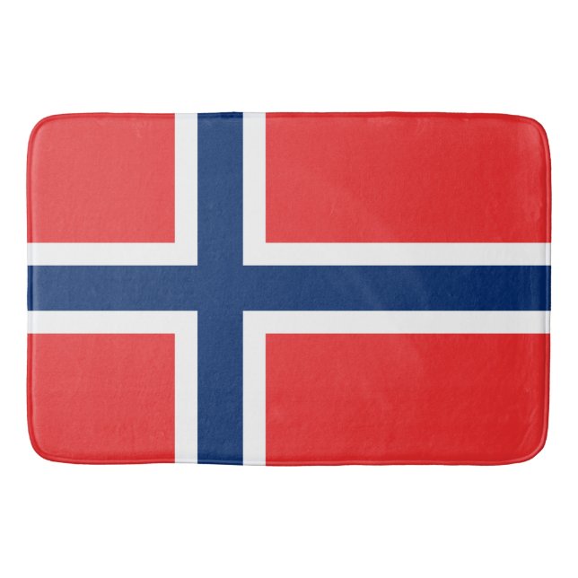 Tapis De Bain Drapeau norvégien (Norvège) (Devant)