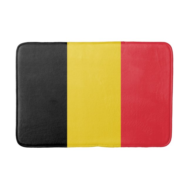 Tapis De Bain Drapeau patriotique belge (Devant)