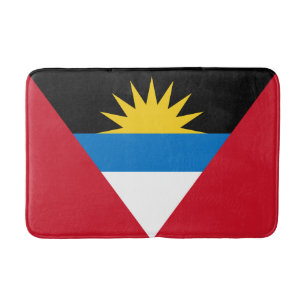 Tapis De Bain Drapeau patriotique d'Antigua-et-Barbuda
