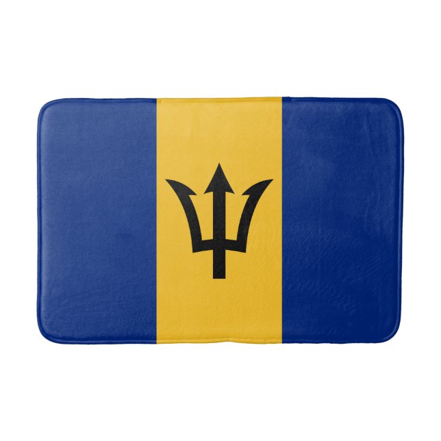 Tapis De Bain Drapeau patriotique de la Barbade (Devant)