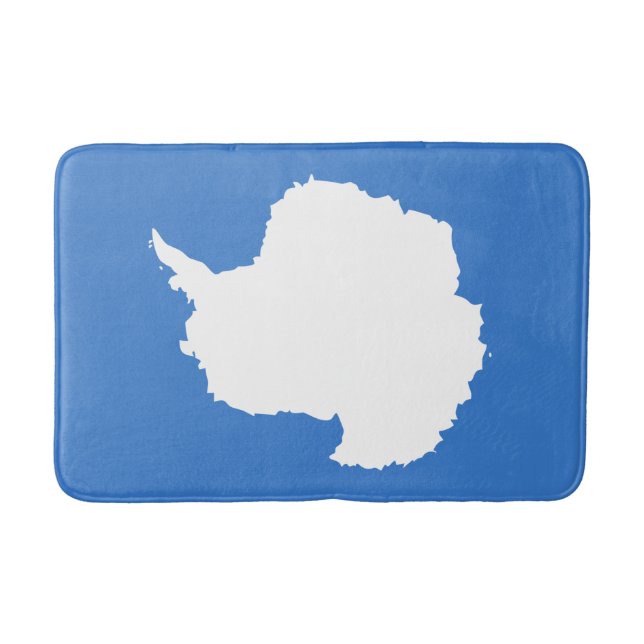 Tapis De Bain Drapeau patriotique de l'Antarctique (Devant)