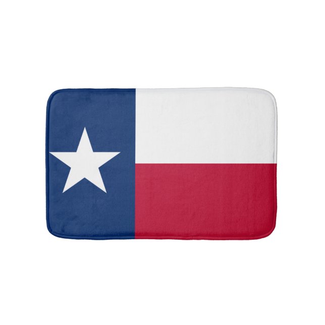 Tapis De Bain Drapeau patriotique d'état du Texas (Devant)