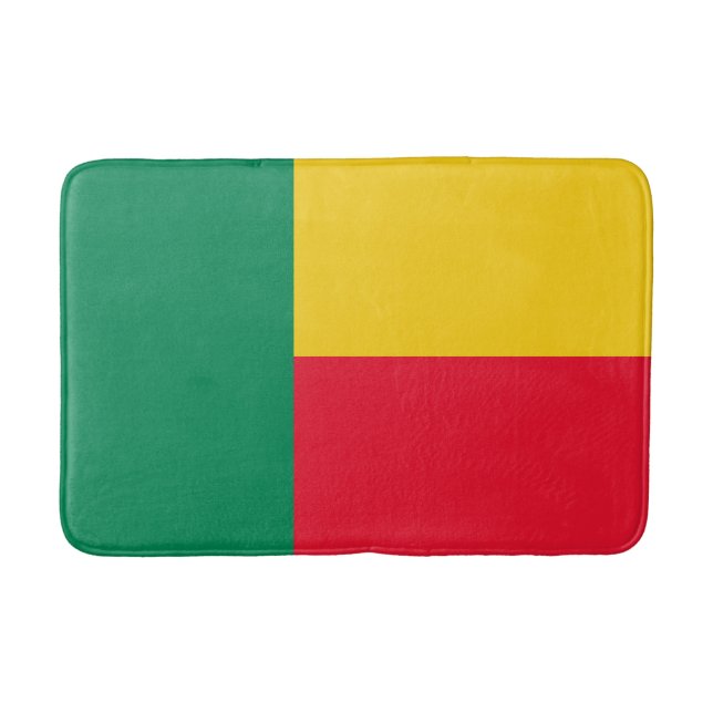 Tapis De Bain Drapeau patriotique du Bénin (Devant)