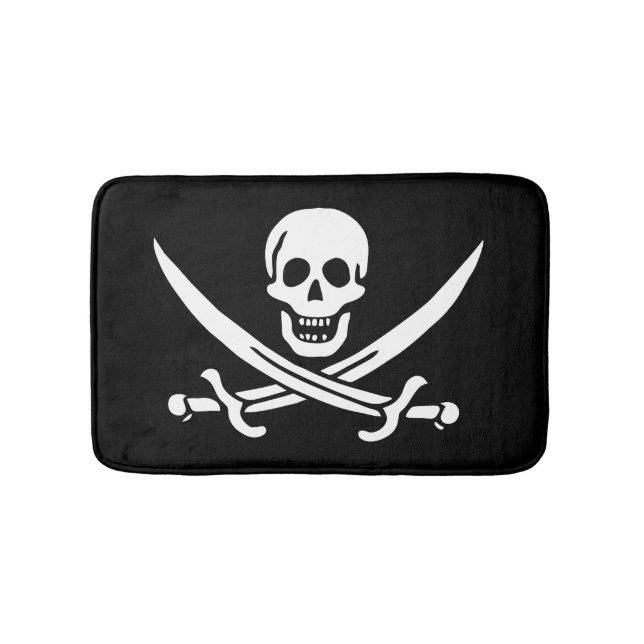 Tapis De Bain Drapeau pirate (Devant)