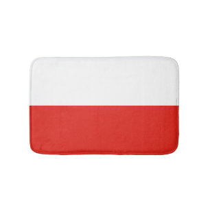 Tapis De Bain Drapeau polonais