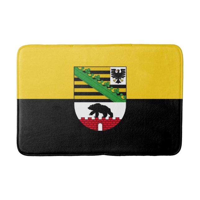 Tapis De Bain Drapeau Saxe-Anhalt Mat de bain (Devant)