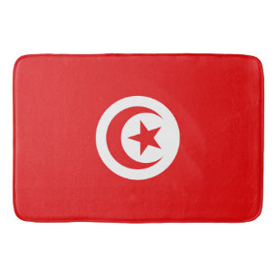 Tapis De Bain Drapeau Tunisie